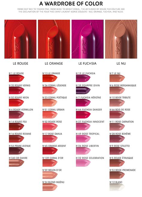 ysl lip tint 8|YSL lipstick color chart.